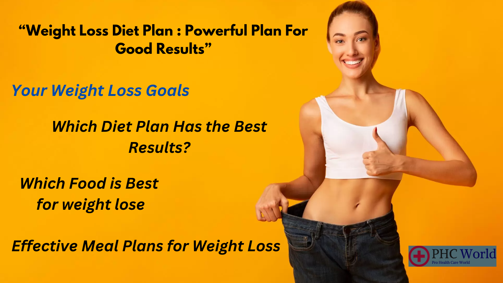 Weight Loss Diet Plan