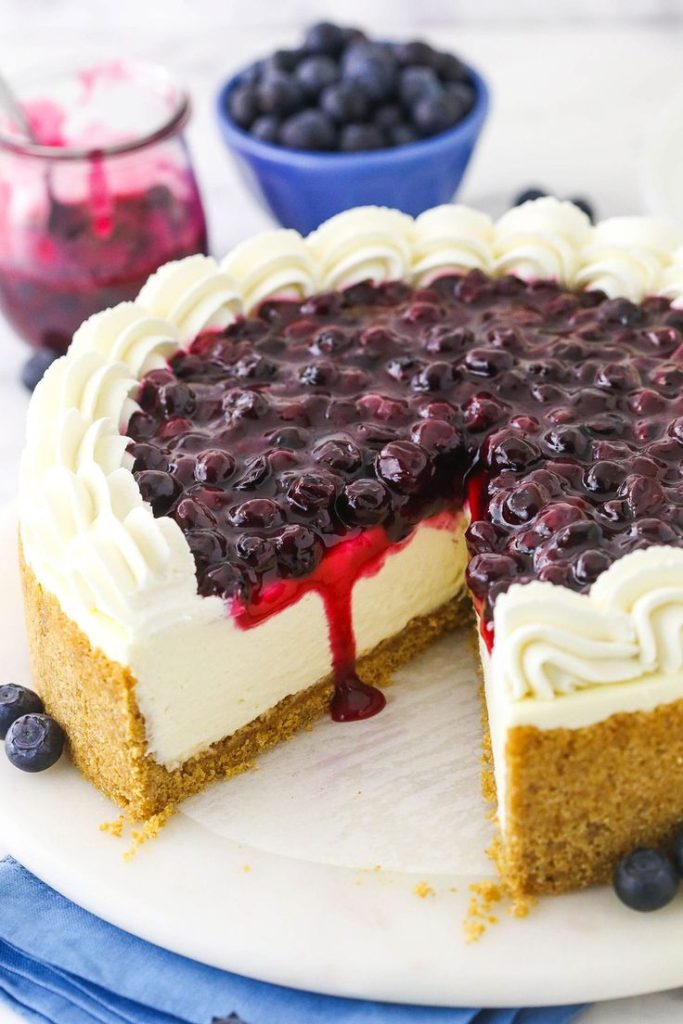 Light and Luscious: Diabetic-Friendly Blueberry Cheesecake with Fewer Calories